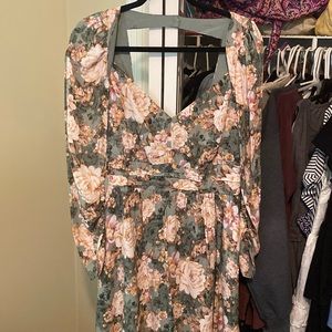 Forever 21 Woven Dress in Sage (NWT)